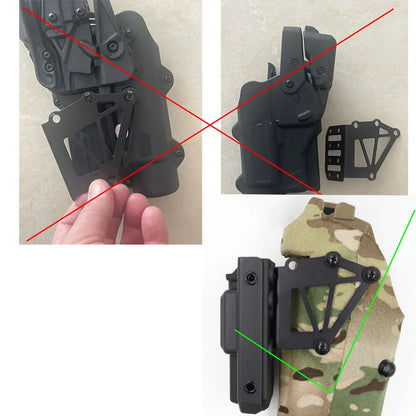 Tactical Tourniquet Fanny Pack - MOLLE EMT Storage Bag with 3-Slot Holster Mount