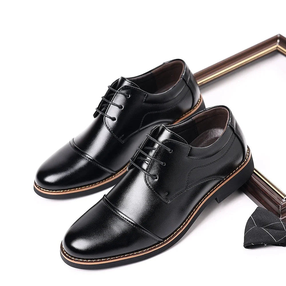 Men's Business Casual Work Shoes - Stylish Comfortable Fashion Footwear for Office & Everyday Wear
