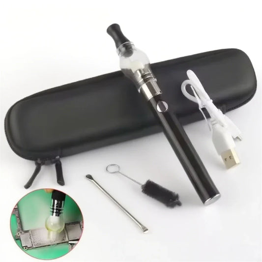 Glass Rosin Atomizing Pen - Flux Diffuser Tool for Circuit Board Repair & Soldering Inspection