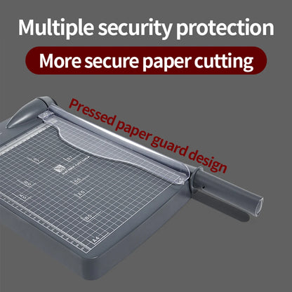 JIELISI Mini A4 Paper Trimmer — Desktop Guillotine Cutter with Safety Cutter Head for Precise Paper Cutting