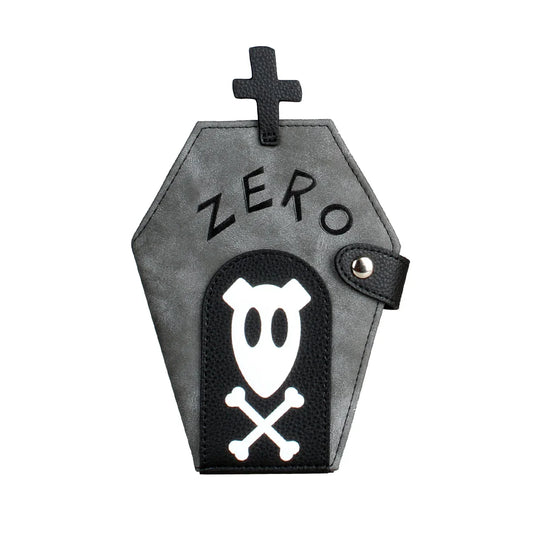 Niche Coffin-Shaped Clutch Wallet – Women's Bifold Coin Purse, Halloween Gift Idea