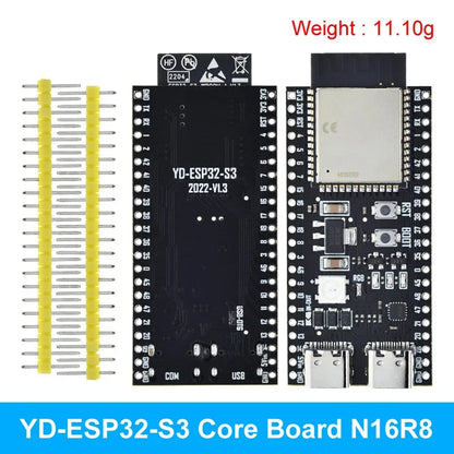 TZT ESP32 Development Board - Dual Type-C ESP32-S3 ESP32-C3 Module for Arduino & IoT Projects