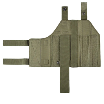 Outdoor Tactical Molle Gun Holster - Right Hand Belt Pistol Holder for Glock 17 19 1911 M9 and More