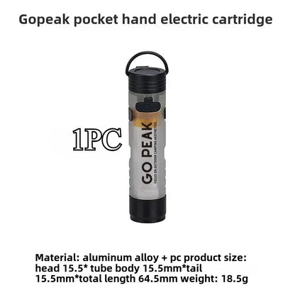 MOUNTAINHIKER LED Pocket Hat Clip Flashlight – Portable Rechargeable Clip-On Light for Camping & Outdoor Use