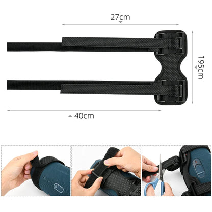 Adjustable Speaker Holder Mount - Bike, Golf Cart & Boat Railing Bracket for JBL Flip 5, Flip 6 & Charge 5