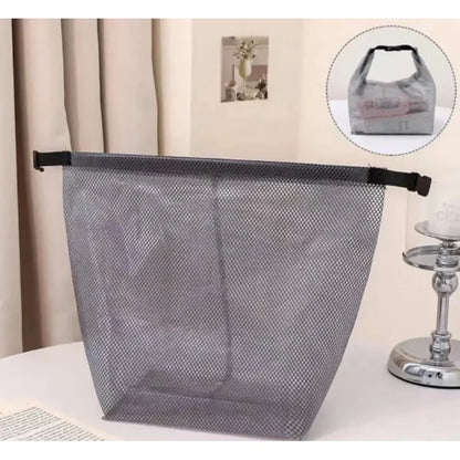 Waterproof Drawstring Storage Bag - Large Capacity Unisex Travel, Gym & Toiletry Organizer