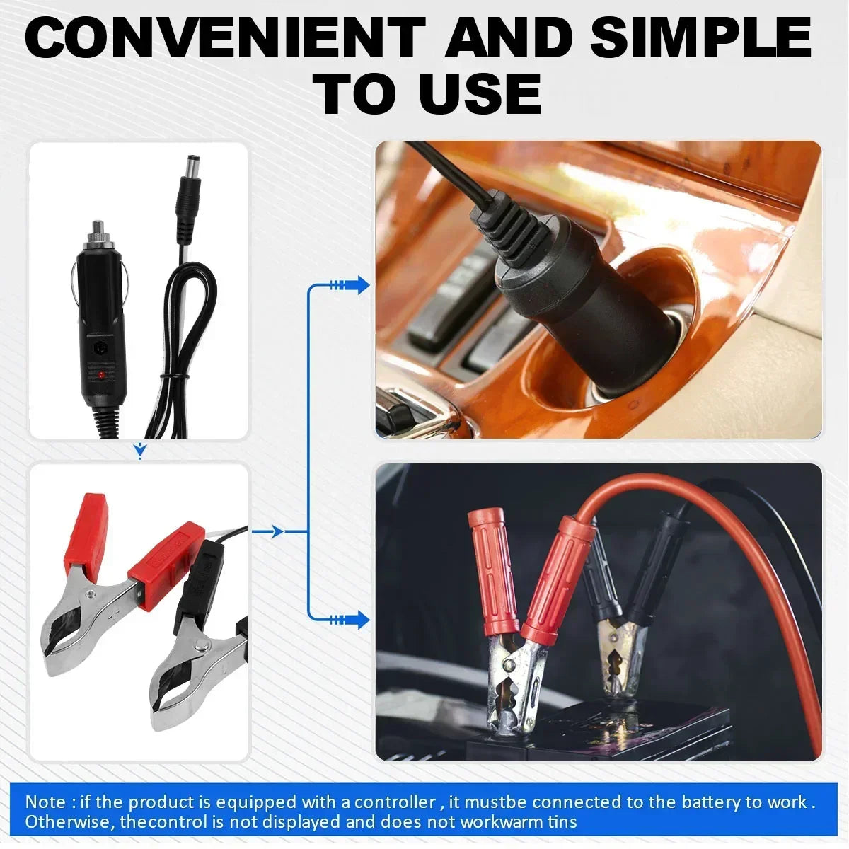 12V Solar Panel Kit — IP65 Waterproof High-Efficiency Trickle Charger for Car Battery & Portable Solar Power