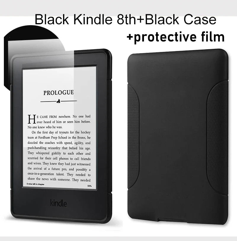 Kindle 8th Gen 6-Inch E-Book Reader, E-Ink Touch Screen, WiFi Connection, Registerable Account, Without Backlight