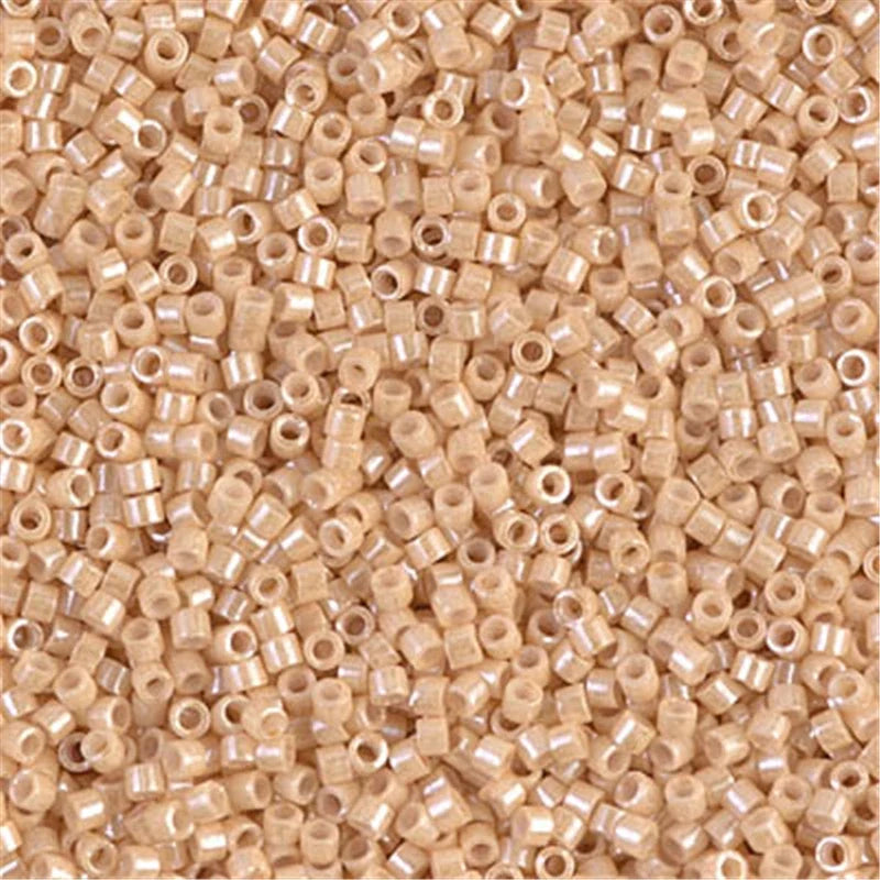 Miyuki Delica 11/0 Seed Beads - Glazed Luster Glass Beads for DIY Jewelry Making