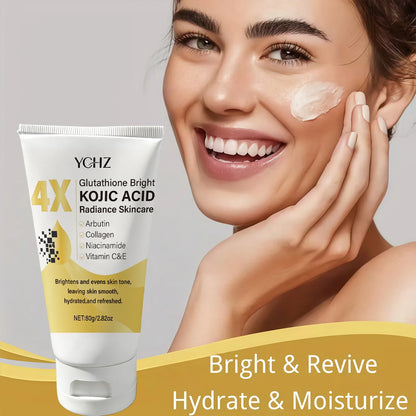 Kojic Acid Face Cream - Dark Spot Correcting Moisturizer for Even Skin Tone, Brightening & Day Night Hydration
