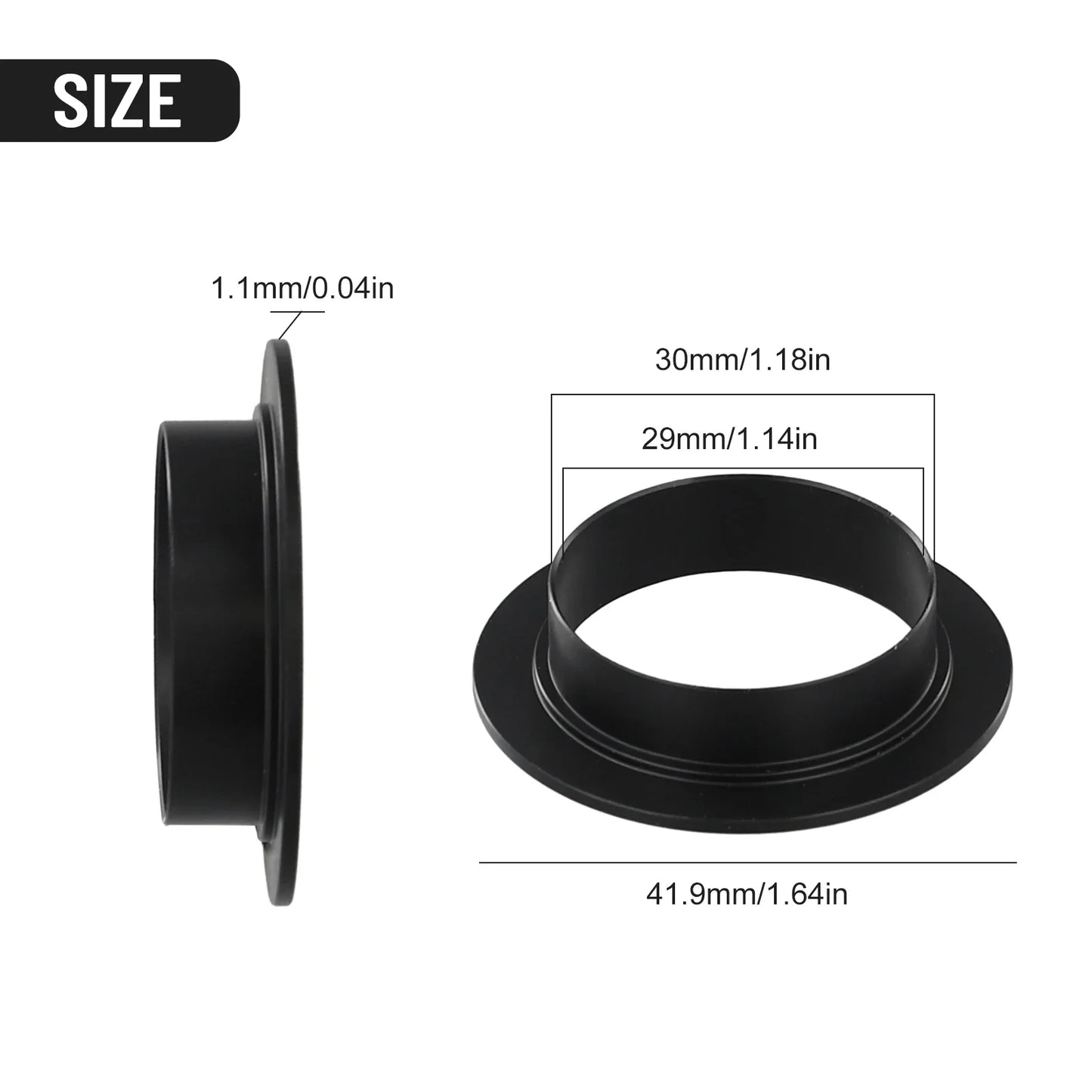 1pc Bicycle Bottom Bracket Adapter – DUB BSA BB Shim Side Cover Patcher Repair Tool for Bike Maintenance & Installation Accessories