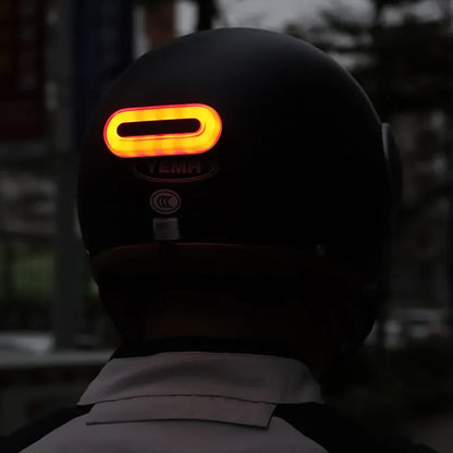 Rechargeable 16-LED Bicycle & Motorcycle Helmet Light – USB Safety Taillight Warning Lamp for Night Riding Bike Helmet Accessory