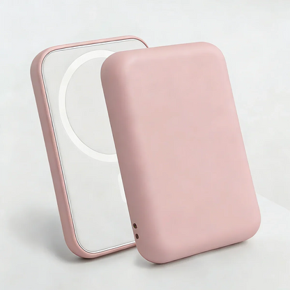 Black TPU Charging Case - Protective Cover for Apple MagSafe Wireless Power Bank