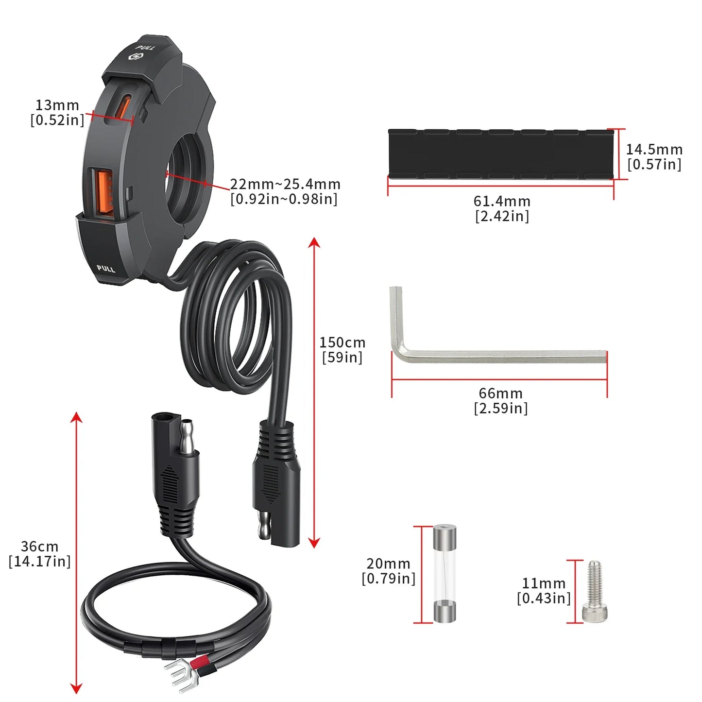 Aluminum Motorcycle Handlebar Phone Holder – Anti-Vibration Navigation & Mirror Mount Stand