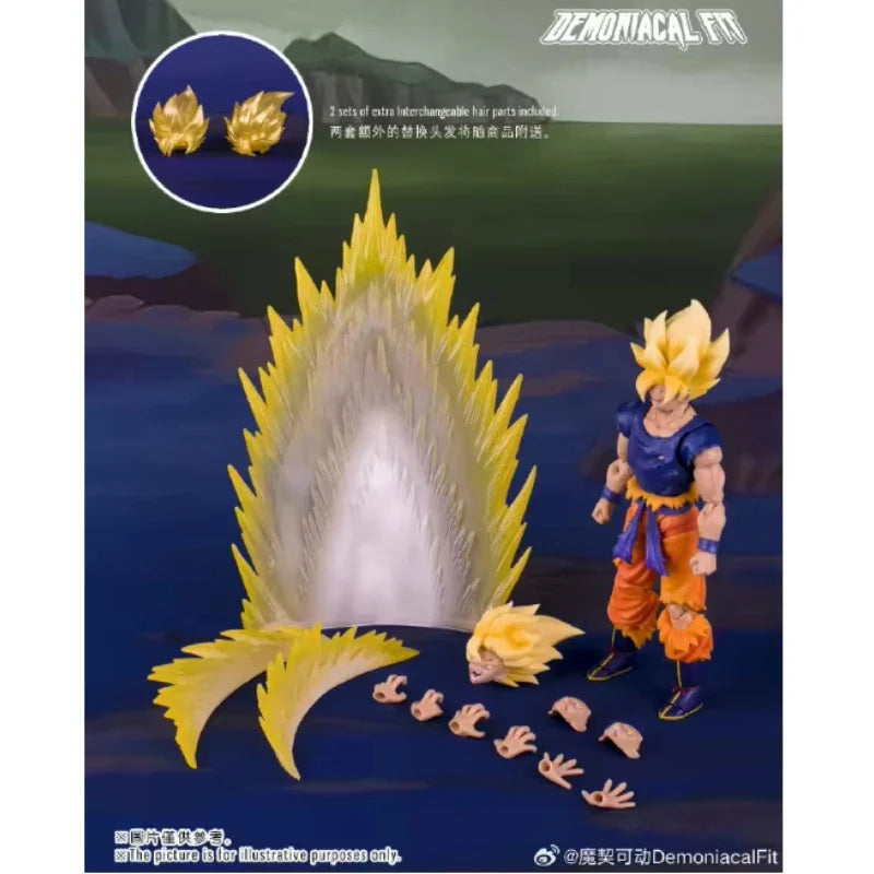 Demoniacal Fit SSJ4 Goku Action Figure - Dragon Ball SHF Untamed Power Collectible Model Toy Gift