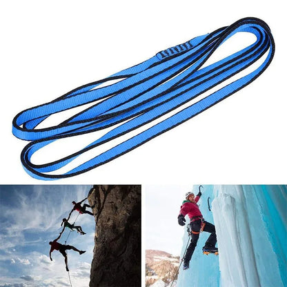 22kN Rock Climbing Sling Belt – High Strength Polyester Protective Belt for Professional Outdoor Equipment