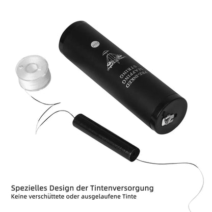 Pre-Inked 20M Microblading Mapping String Bottle – White Eyebrow Thread Marker for Permanent Makeup Tattoo Brows