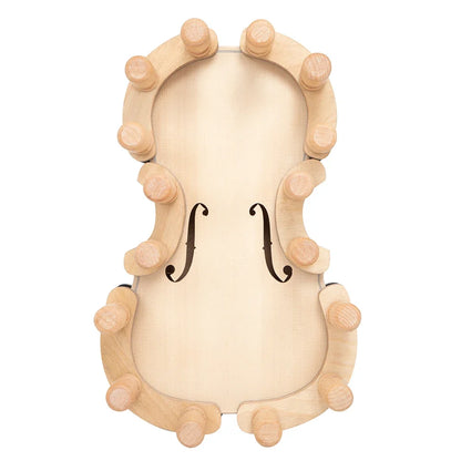 Violin & Viola Repair Clamp - Solid Wood Instrument Making Gluing Tool with Metal Fixing Clip