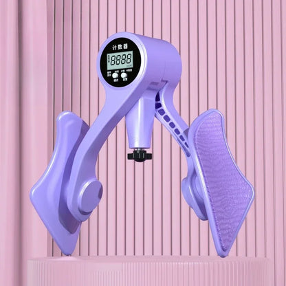 Digital Counter Hip & Leg Trainer — Adjustable Pelvic Floor Muscle Exerciser for Inner Thigh Fitness