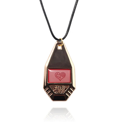 Digimon Adventure Evolver Necklace - Anime Metal Pendant Cosplay Jewelry Accessory Gift for Fans