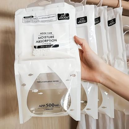 Reusable Moisture Absorber Bag – Closet & Wardrobe Deodorizer, Anti-Mold Humidity Control