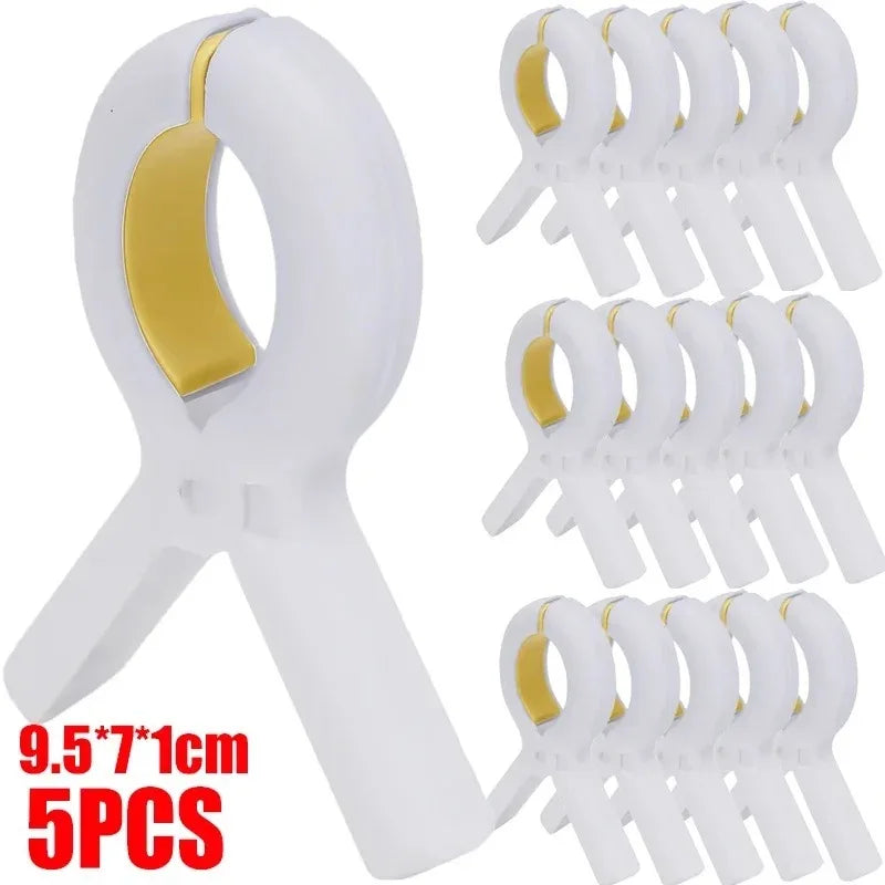 Heavy Duty Plastic Clothes Pins - Windproof Laundry Clips for Towels, Blankets, Coats & Quilts