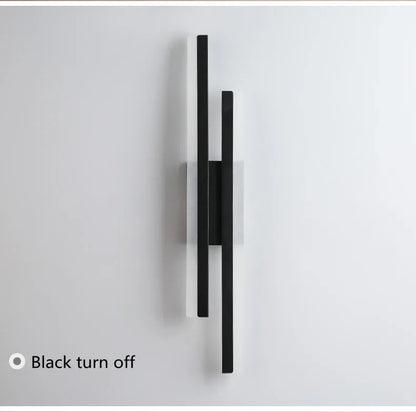 LED Wall Sconce - Modern Copper Pipe Lamp with Acrylic Shade, Indoor Lighting for Bedroom, Living Room, Corridor