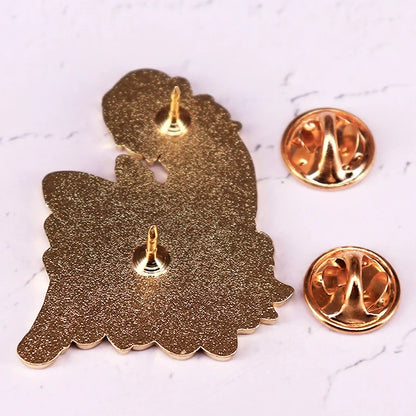 Violet Evergarden Enamel Pin - Cute Anime Girl Character Brooch for Otaku Collectors