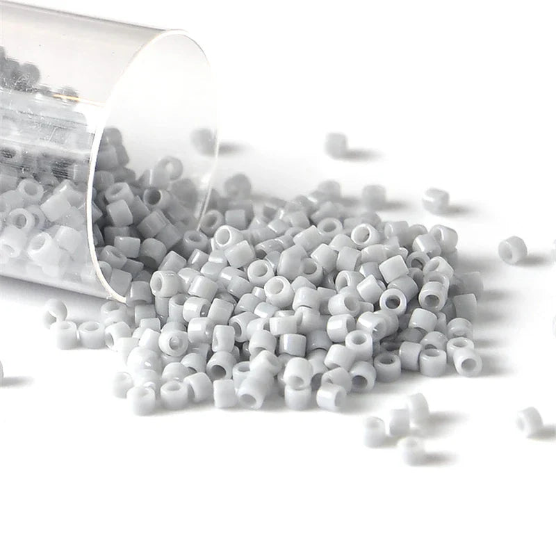 Miyuki Delica Seed Beads - 11/0 Glass Beads for DIY Jewelry, Bracelet Making & Craft Projects