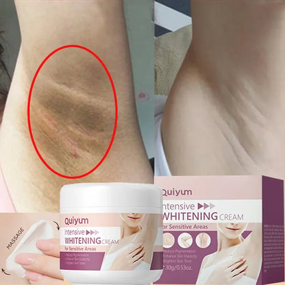 Whitening Cream for Dark Skin – Underarm, Armpit & Intimate Area Lightening Moisturizer, Korean Brightening Skincare for Women