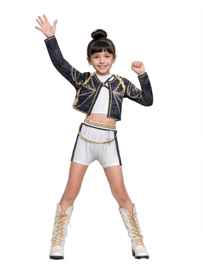 Girls Rumi Zoey Mira Cosplay Costume – 3D Print K-Pop Demon Hunters Suit Set for Stage, Performance & Halloween Party