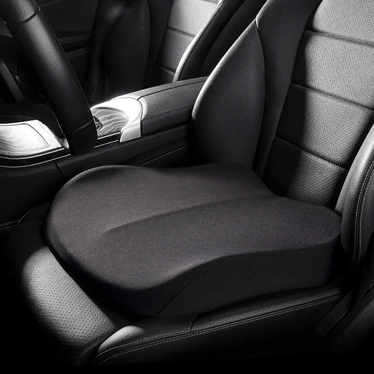 Car Booster Seat Cushion — Heightening, Breathable Portable Seat Pad for Fatigue Relief, Comfortable Driving