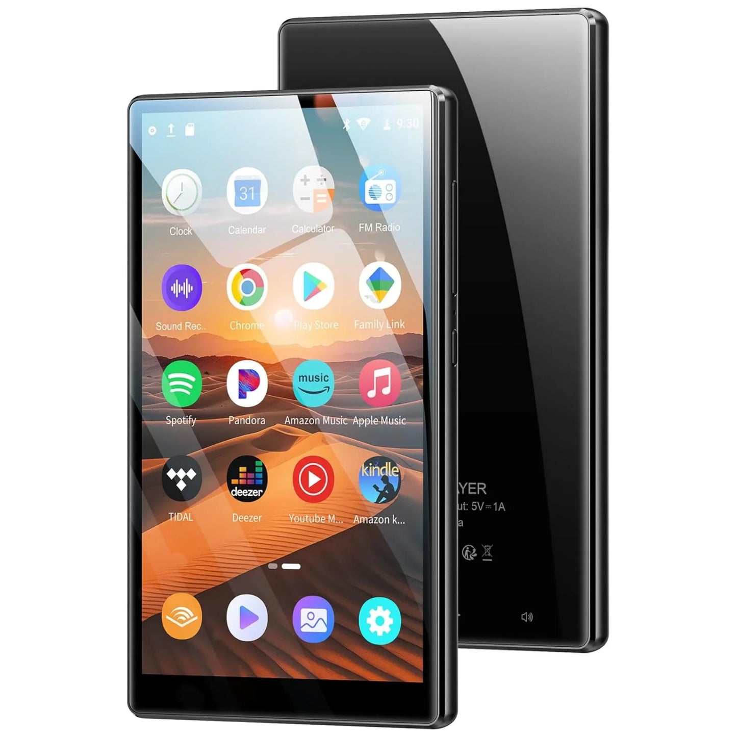 Android 13 MP3 MP4 Player - 1080P 4.7-Inch Touchscreen Media Player with Bluetooth, WiFi & Expandable Storage