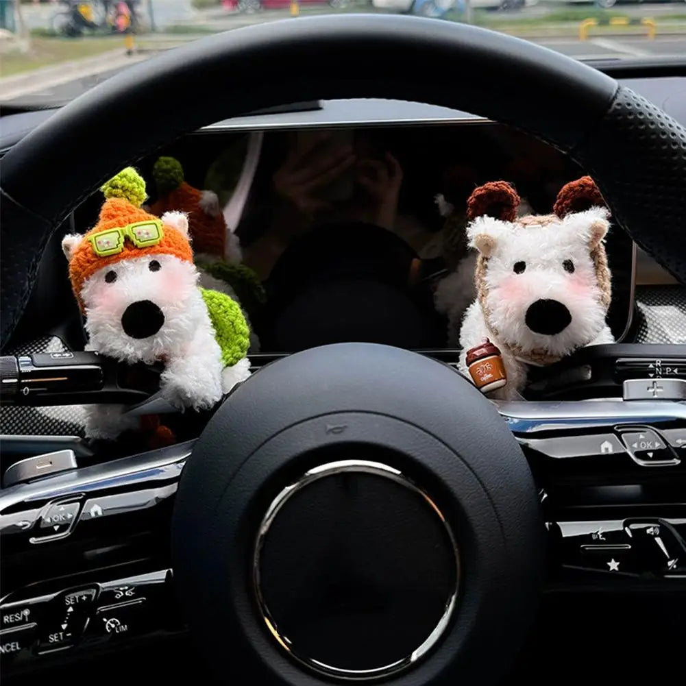 Cute Car Gear Shift Doll - Fun Dashboard, Rearview Mirror & Auto Decor Ornament