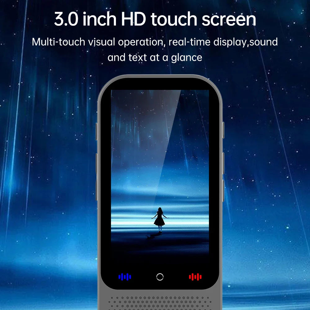 S80 Pro Portable Language Translator – 138 Languages, Voice Translation, 16 Offline Modes, ChatGPT Function
