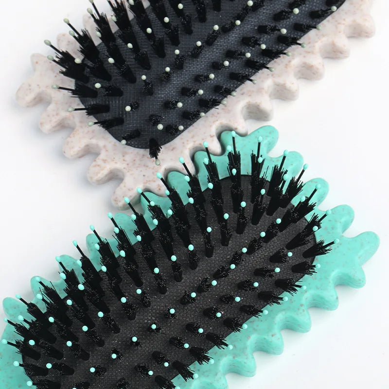 Salon Curly Hair Styling Brush – Detangling & Shaping Tool for Men’s and Women’s Curls