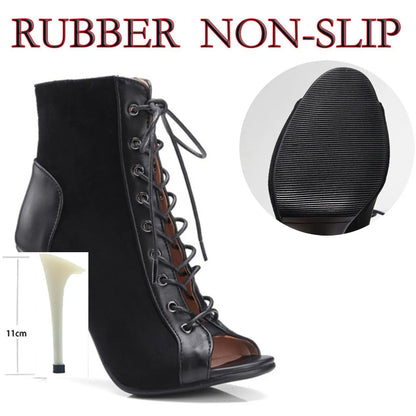 Women’s Latin Dance Stiletto Heels - Sexy High Heel Ballroom Party Dance Shoes
