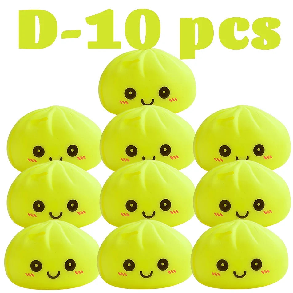 2027 Kawaii Dumpling Night Light - Cute Glowing Dumpling Steamer Desktop Ornament and Gift Decor