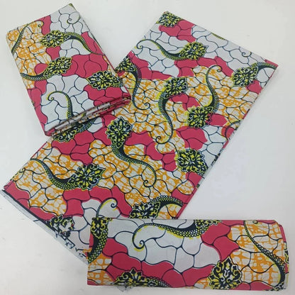 High Quality African Wax Print Fabric - 100% Cotton Soft Ankara Real Wax Fashion Material