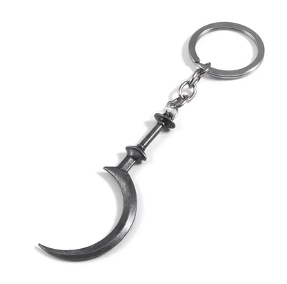 Six-Winged Unborn Metal Keychain - Game Village Inspired Alloy Pendant Keyring & Collectible Gift
