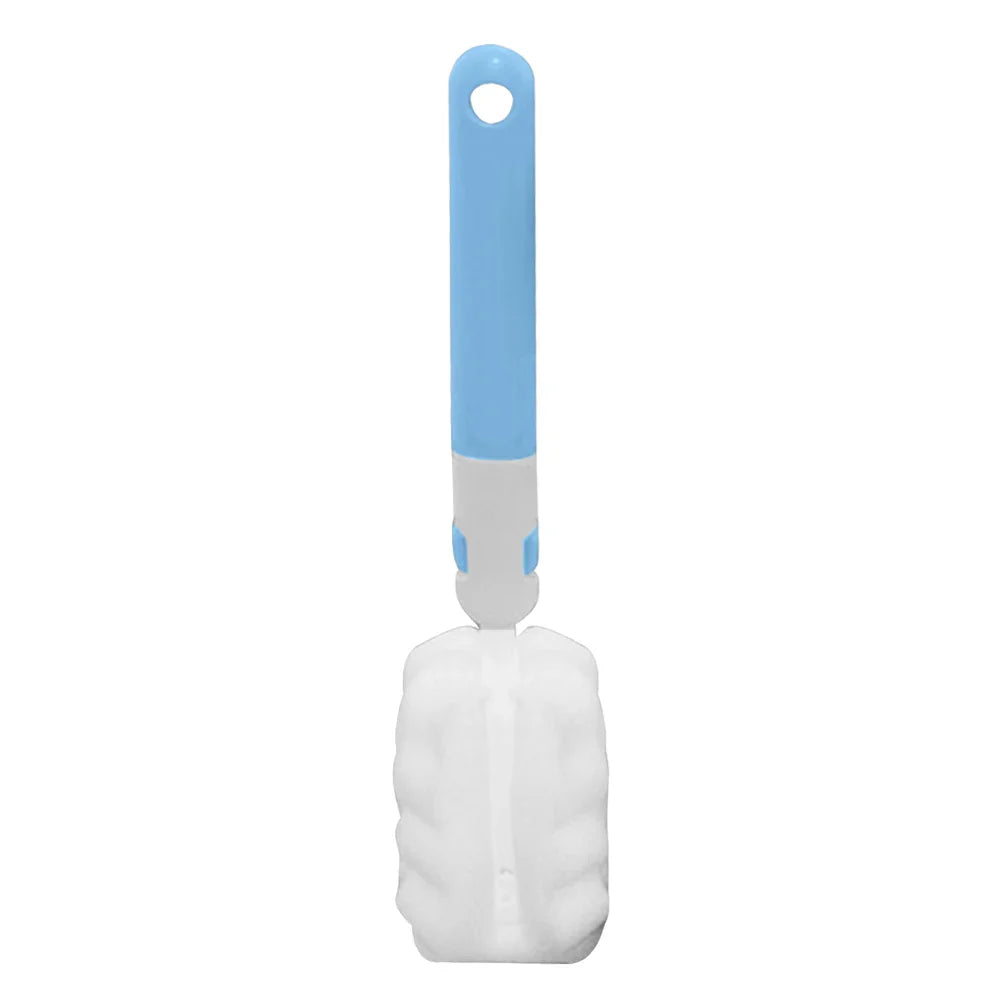 20/30cm Long Handle Bottle Cleaning Brush – Soft Sponge Cleaner for Water Bottles, Glass Cups & Vacuum Flasks Washing Tool