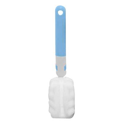 20/30cm Long Handle Bottle Cleaning Brush – Soft Sponge Cleaner for Water Bottles, Glass Cups & Vacuum Flasks Washing Tool