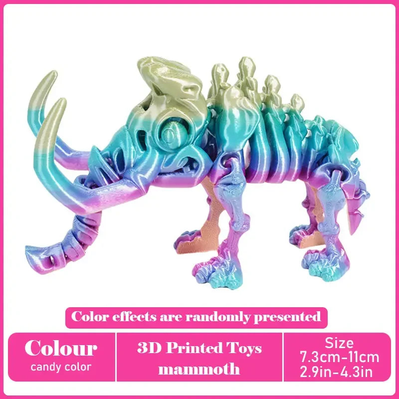 3D Printed Tyrannosaurus Rex Model - Realistic Jointed Movable Dinosaur Figure Toy & Desktop Decoration Gift