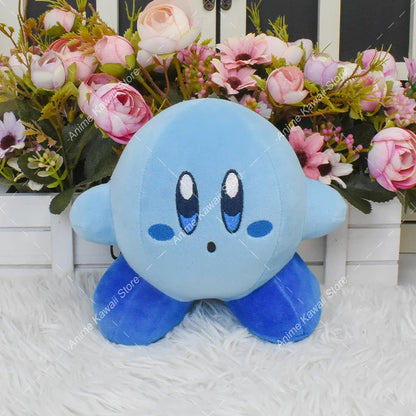 4 Styles Kirby Plush Doll – Pink, Yellow & Green Anime Stuffed Toy for Kids’ Christmas & Birthday Gifts