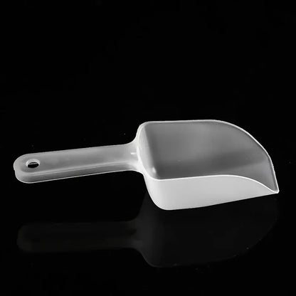Mini Transparent Plastic Ice Scoops — Party, Bar & Kitchen Gadget for Ice, Candy, Dessert, and Dry Goods