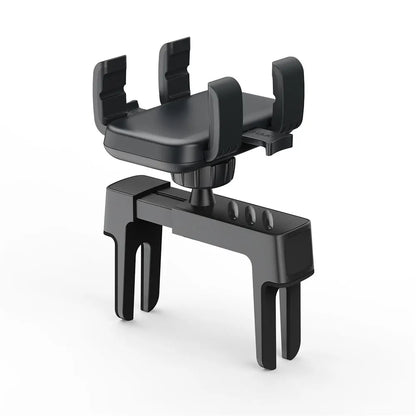Round Air Vent Car Phone Holder - One-Handed Circular Vent Mount with Scratch Protection Design