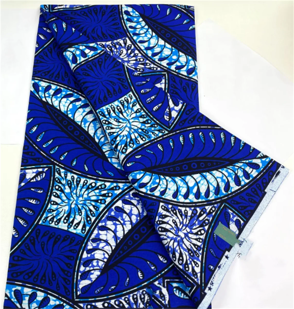 African Ankara Wax Print Fabric - 100% Cotton Soft Nigerian Real Wax Material for Women’s Party Dresses