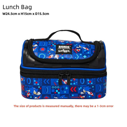 Smiggle Sonic Cartoon Backpack — Australia Schoolbag for Kids, Anime Student Bag & Gift
