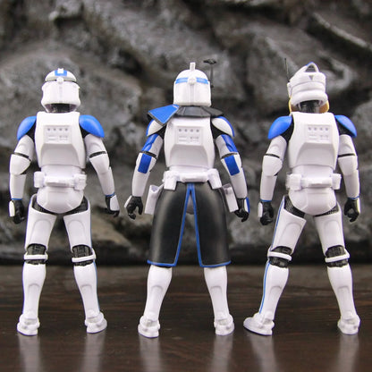 Star Wars 6" Action Figures – 501st Legion ARC & ARF Troopers, Rex, Jesse, Bane, Denal, Tup, Dogma Clone Toy
