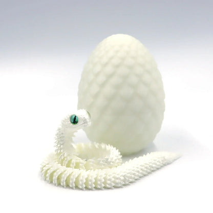 3D Printed Snake Egg Toys – Rotating Articulating Desktop Decorations & Anime-Inspired Home Decor Figures